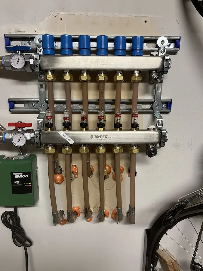 Plumber performing Leak Detection at a residential property in Pendleton